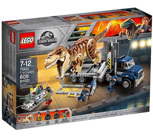 Lego Jurassic World T-rex Transport 75933 - 609 Pz