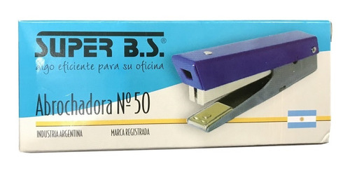 Abrochadora Pinza Nº 50 Metálica Pintada Super Bs
