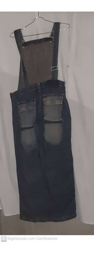 Imagem 2 de 4 de Kit Jovem De Macacão Jeans E Caderno Universitário