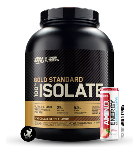 Gold Standard 100% Isolate 5 Lb Optimum Nutrition Aislada