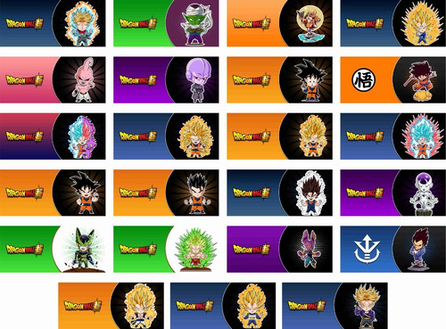 Plantillas Para Sublimar Tazas - Dragon Ball - Editables