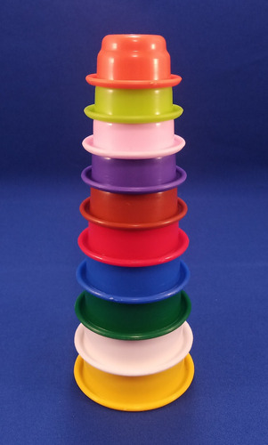 Imagen 5 de 5 de Sombreritos Apilables 10 Piezas