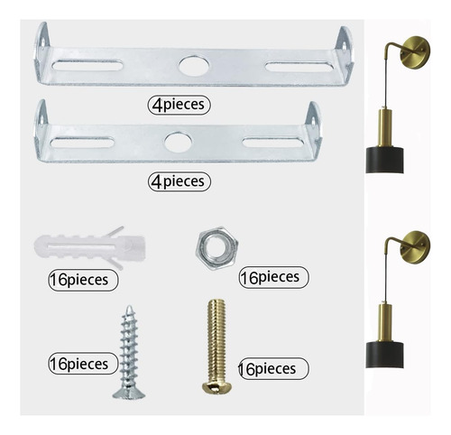 Kit De Barra Transversal De Soporte De Montaje Para Lámpara