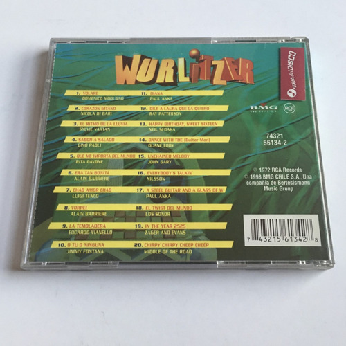 Cassette 60's Wurlitzer 3 Sylvie Vartan, Rita Pavone,