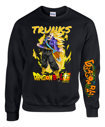 Saco Dragon Ball Trunks Buzo Hoddie