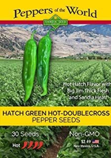 Hatch Green Hot Chile Seeds 30 Semillas Nuevo México Sabor Y