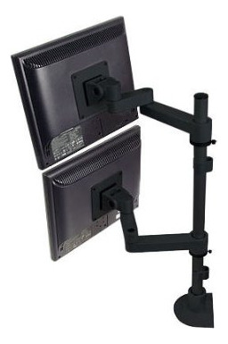 Producto Innovador Oficina Dual Tier Foldable Lcd Arm Pole