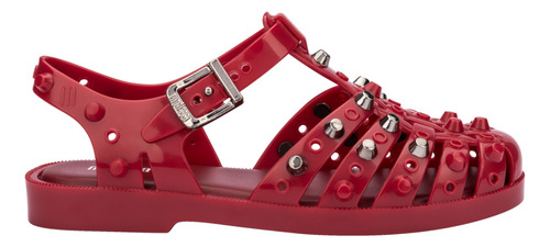 Melissa Possession Studs  Sandália Vermelho Moda Feminina