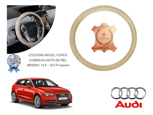 Funda Cubrevolante Beige Piel Audi A3 2014