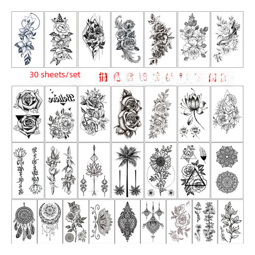 Color Flower D Package, Please Take 30 Photos - 60*105mm -