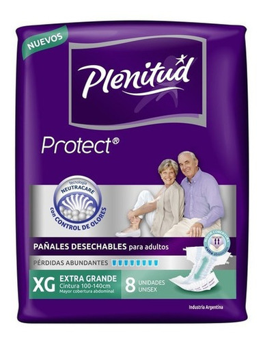 Pañal Adulto Plenitud Protect 1x8ud / Superstore