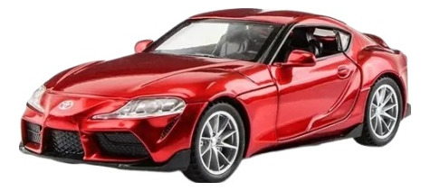 Toyota Supra Gr Miniatura Metal Autos Luces Y Sonido 1:32