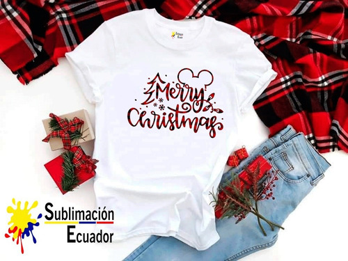 Imagen 2 de 6 de Camisetas Navideñas Totalmente Personalizadas.