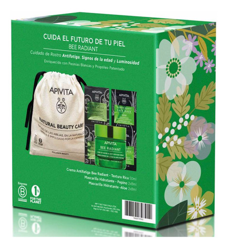 Set Anti-fatiga Crema Bee Mascarilla Pepino Aloe Apivita