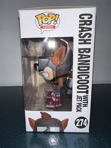 Funko Pop! Games Crash Bandicoot With Jet Pack 274 Crash