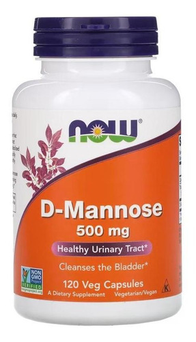 Suplemento en cápsula NOW  D-Mannose