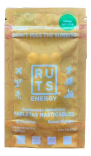 Electrolitos Multisport Ruts Energy Masticable Mango Remm6 Color Multicolor