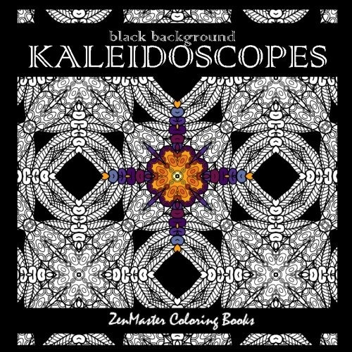 Kaleidoscopes Intricate Black Background Kaleidoscope Design