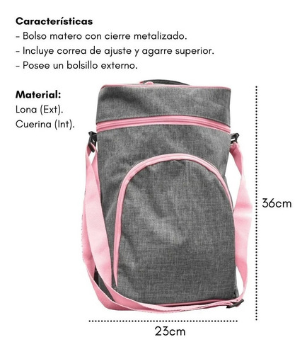 Imagen 4 de 7 de Set Kit Matero Limate Con Bolso Y Termo Regalos