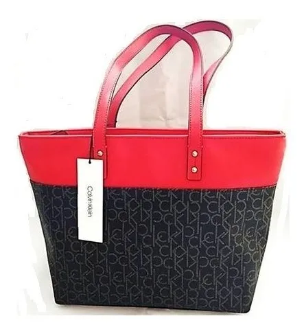 Bolsa calvin klein roja hot sale