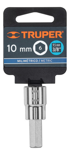 Dado De Punta Hexagonal 10mm Cuadro 3/8 Truper