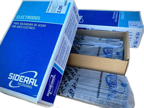 Caja 25kg Electrodo Soldadura 3,25mm Sideral Punta Azul 6013