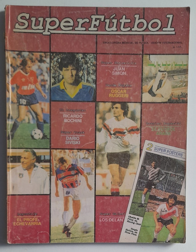 Revista Superfutbol N° 27 - Bochini Ruggeri Simon Año 1989