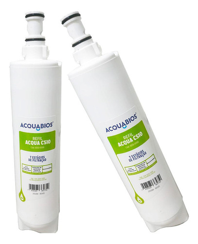 Kit 2 Filtro Refil Classe A Compatível Purificador Consul