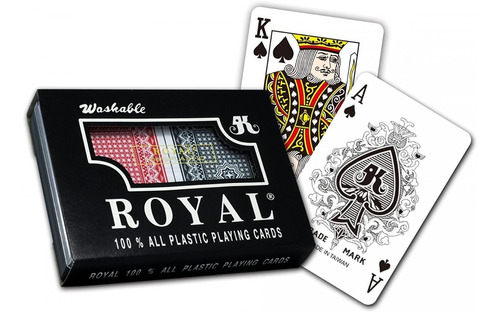 Cartas Poker Royal Original Estuche 100% Plastificada Juego