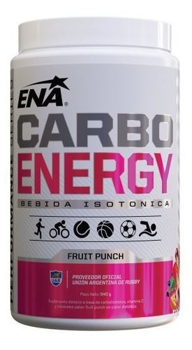 Carbo Energy 540 Gr Ena Bebida Deportiva Isotónica En Polvo