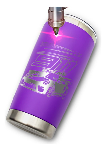 Termo Yite Morado 500 Ml Diseño Porsche 911 Gt3 Rs