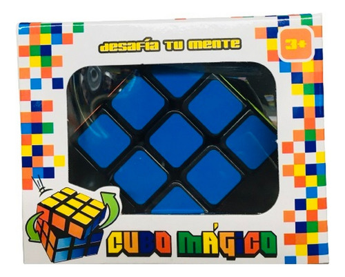 Cubo Magico 3x3 En Caja Clasico Original Cod 581 Ellobo