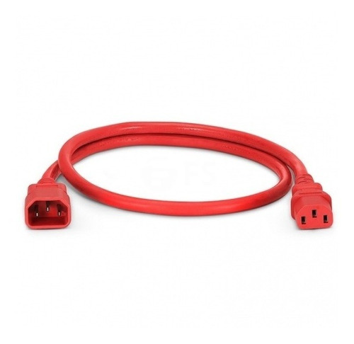 Cable De Extensión De Alimentación, 2ft 0.6m, Rojo