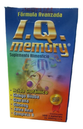 I.q. Memory 100 Capsulas De 800 Mg C/u