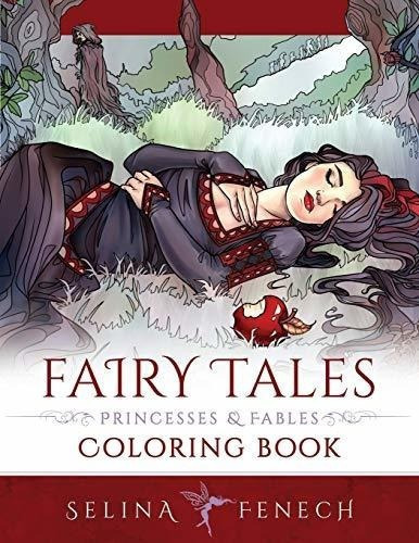 Fairy Tales, Princesses, And Fables Coloring Book..., De Fenech, Sel. Editorial Fairies And Fantasy Pty Ltd En Inglés
