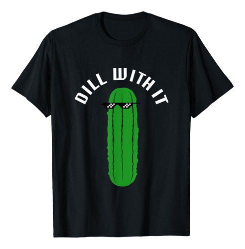 Camiseta Dill With It Pickle  Camiseta De Gafas De Sol  Negr