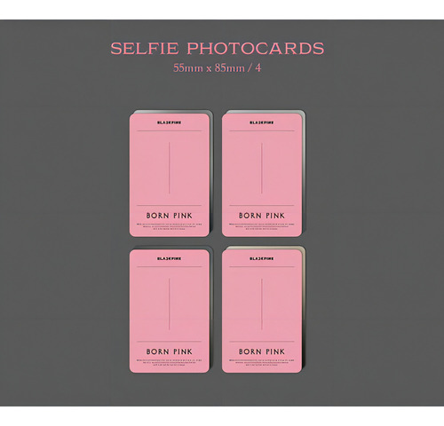 Blackpink Box Blackpink - Juego de cajas exclusivas de Born Pink, color rosa