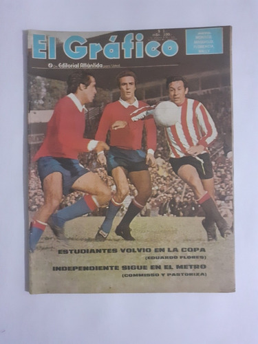 El Gráfico 2640 Copa Libertadores 1970 River 0 Estudiantes 1