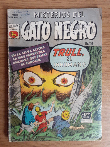 Cómic Misterios Del Gato Negro Número 152 La Prensa 1962