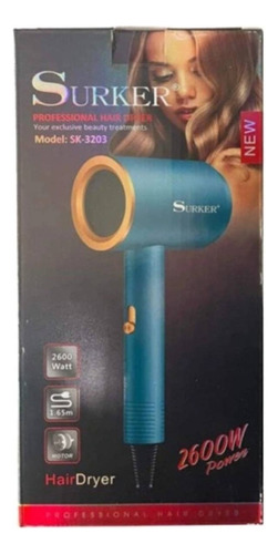 Secador Cabello Pequeño 2600w Surker Sk-3203