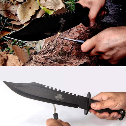 Cuchillo De Supervivencia Mossy Oak, Cuchillo Bowie De Caza 