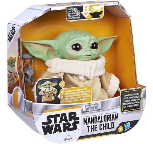 Star Wars The Child Animatronic Yoda Hasbro Sonidos Movimien