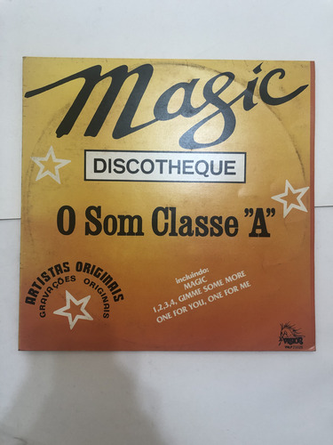 Disco De Vinil Magic Discotheque O Som Classe A (Usado)