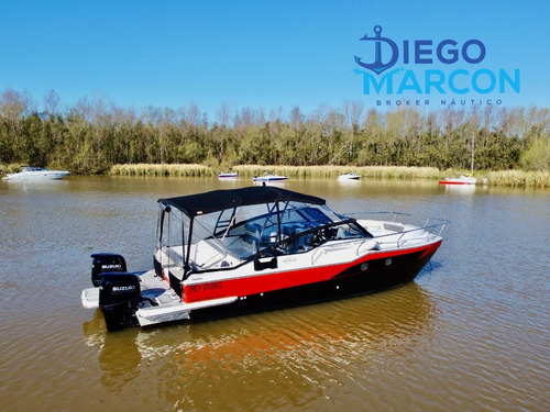 Imagen 2 de 17 de Catamaran Ragazza Cat 700 Open Suzuki 140 Hp (x2)
