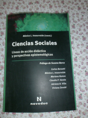 Ciencias Sociales - Acción Didáctica - Insaurralde - Noveduc