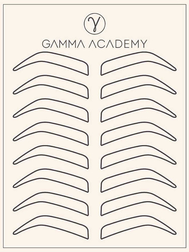 Imagem 1 de 1 de Pele Sintética - Sobrancelhas - Gamma Academy