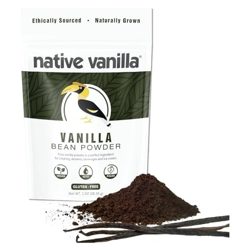 Native Powder Premium Gourmet 100% Puro Polvo De Vainilla Mo