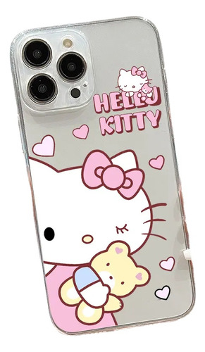 Funda De Teléfono Sanrio Hello Kitty Para iPhone 15 14 13 12