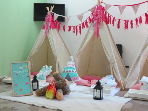Imagen 8 de 10 de Alquiler De Carpitas Infantiles Tipi Para Pijamadas