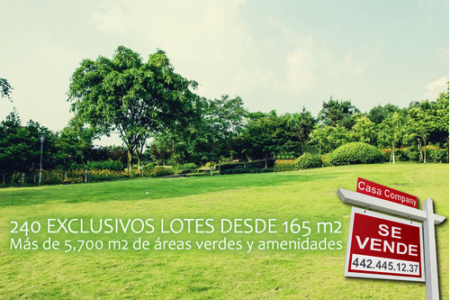 240 Terrenos En Venta Desde 165 M2, Sin Colindancias De Lote